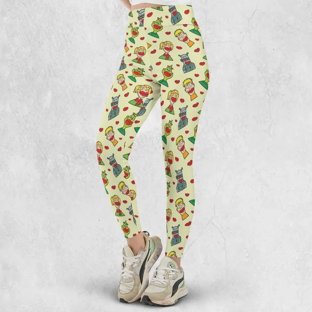 Wack-O-Wax Wax Lips Legging - 2