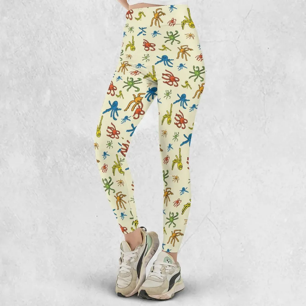 Walks Creeps Tumbles Wacky Wallwalkers Legging - 2