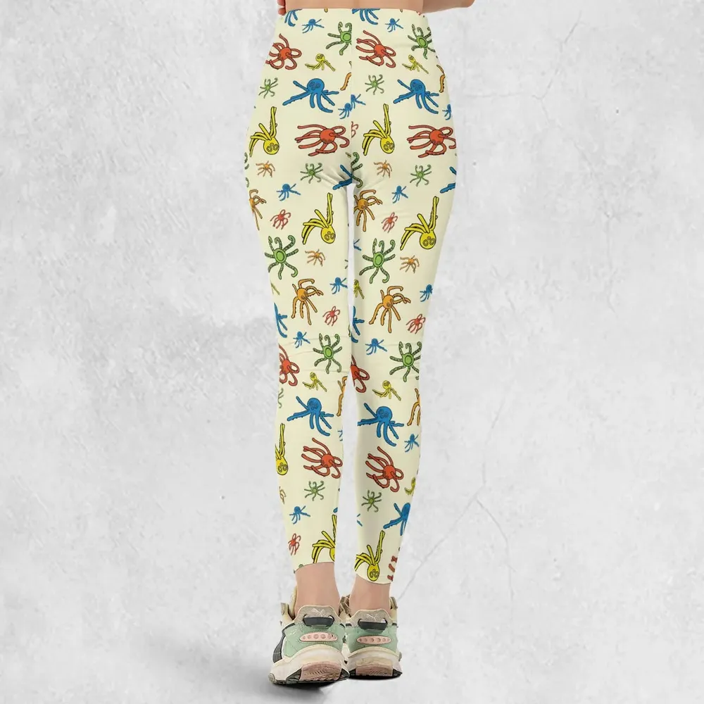 Walks Creeps Tumbles Wacky Wallwalkers Legging - 3