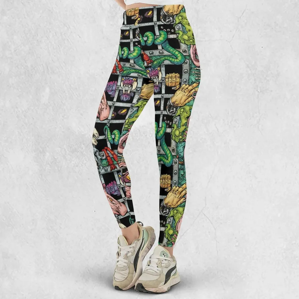 Castle Grayskull Dungeon He-man And The Masters Of The Universe Legging - 2