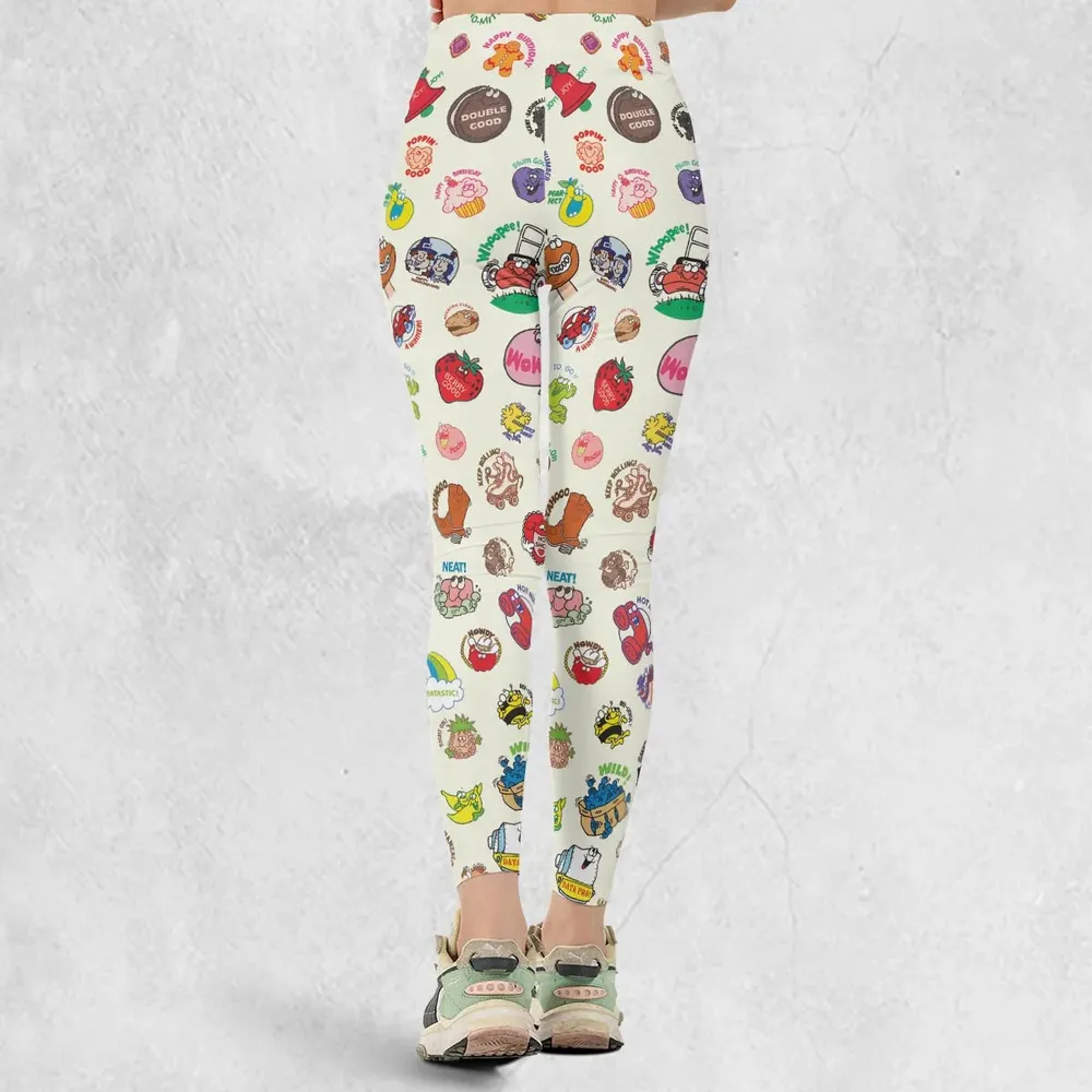 Vintage Trend Matte Scratch & Sniff Legging - 3