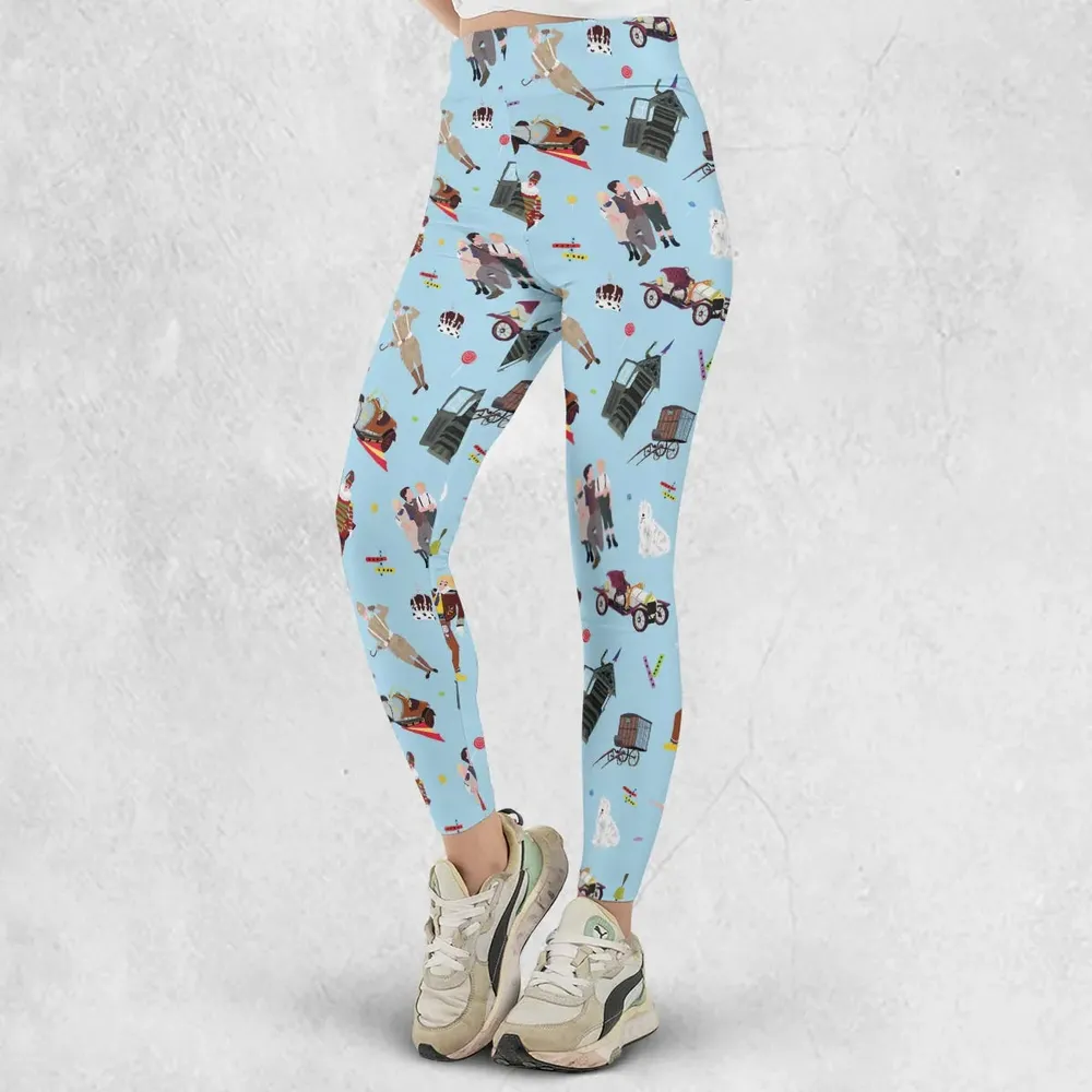 Chitty Chitty Bang Bang Patterns Legging - 2