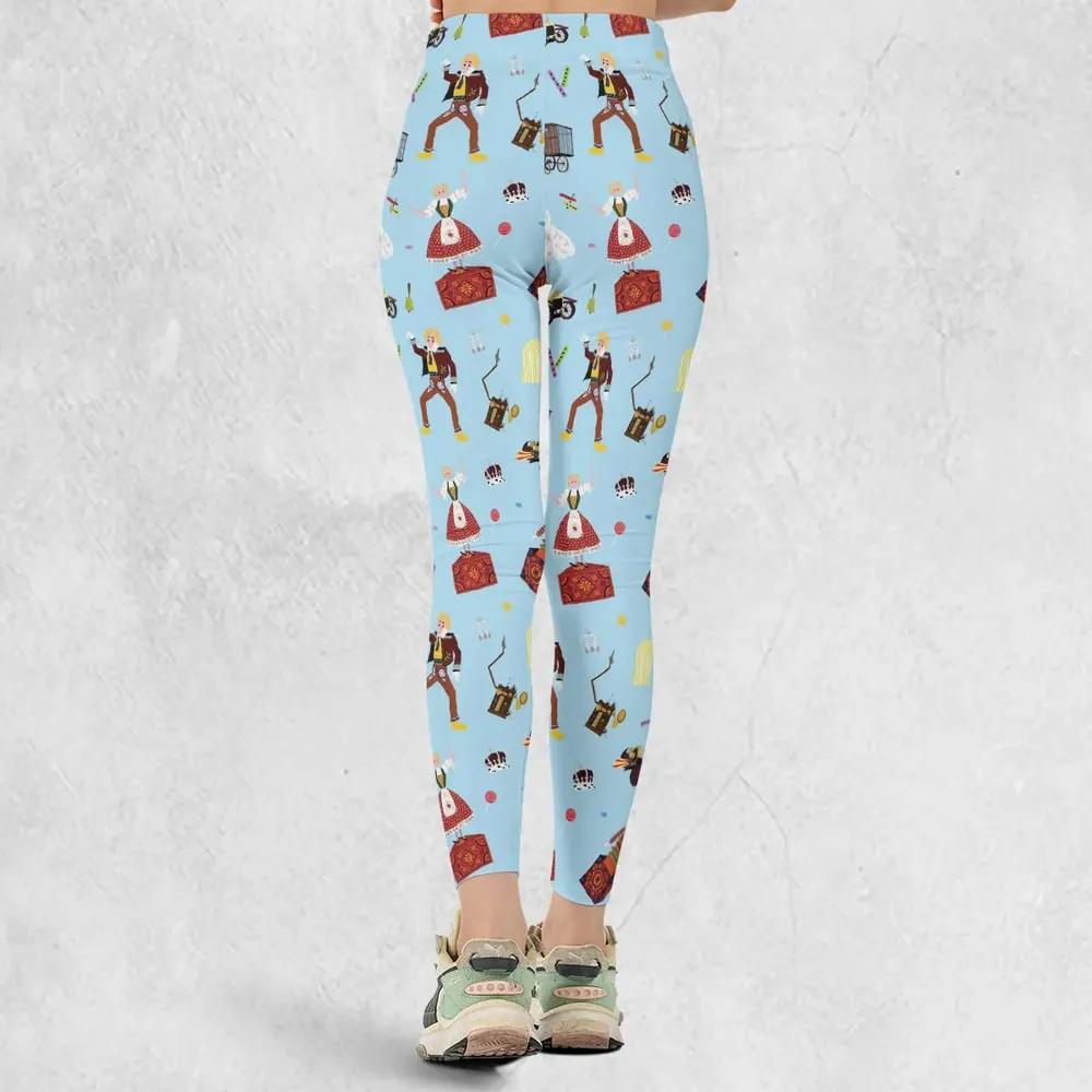 Chitty Chitty Bang Bang Patterns Legging - 3