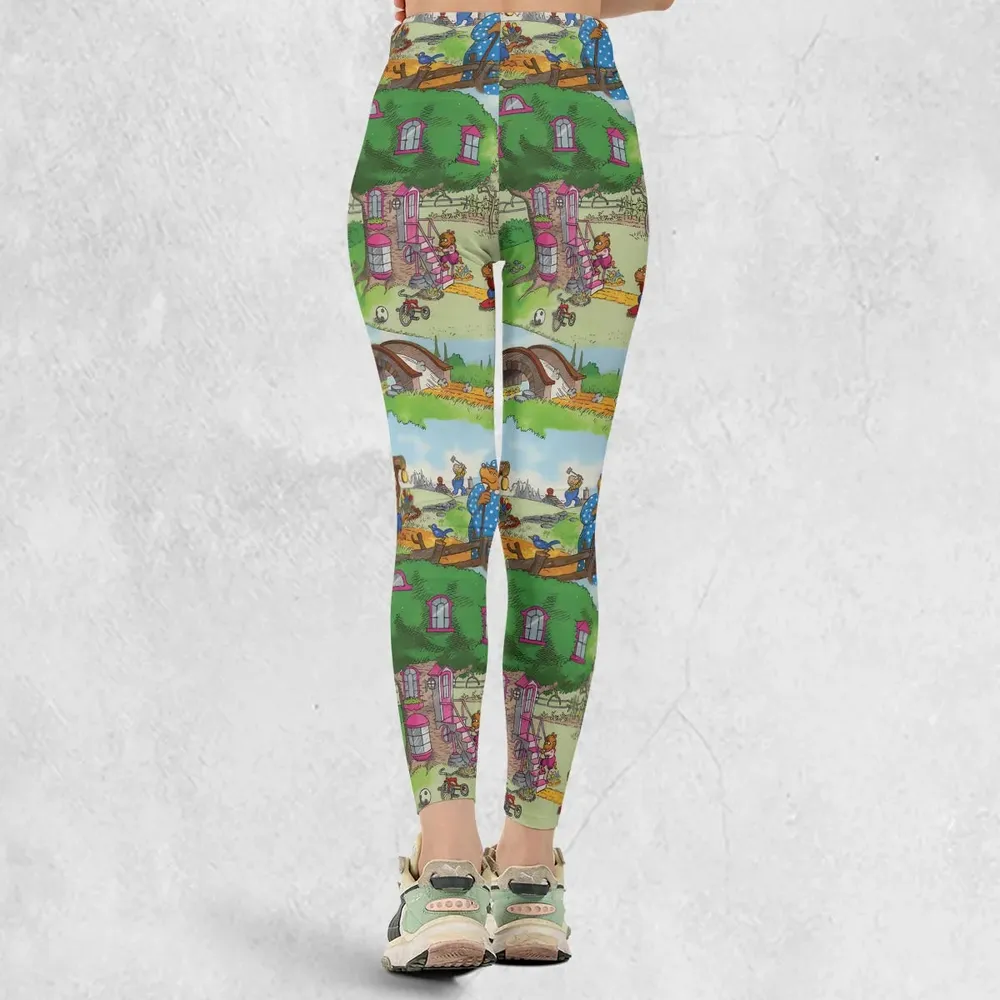 A Big Treehouse Berenstain Bears Legging - 3