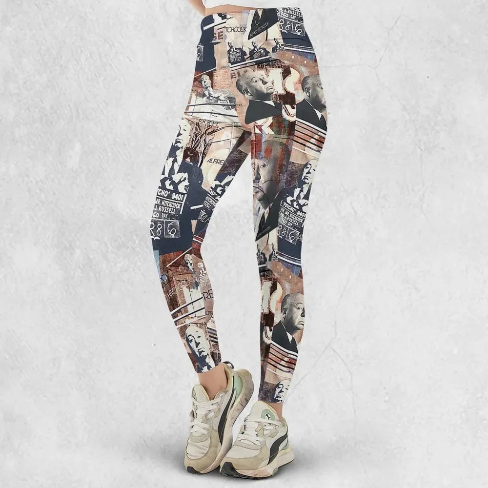 Alfred Hitchcock Aesthetic Legging - 2