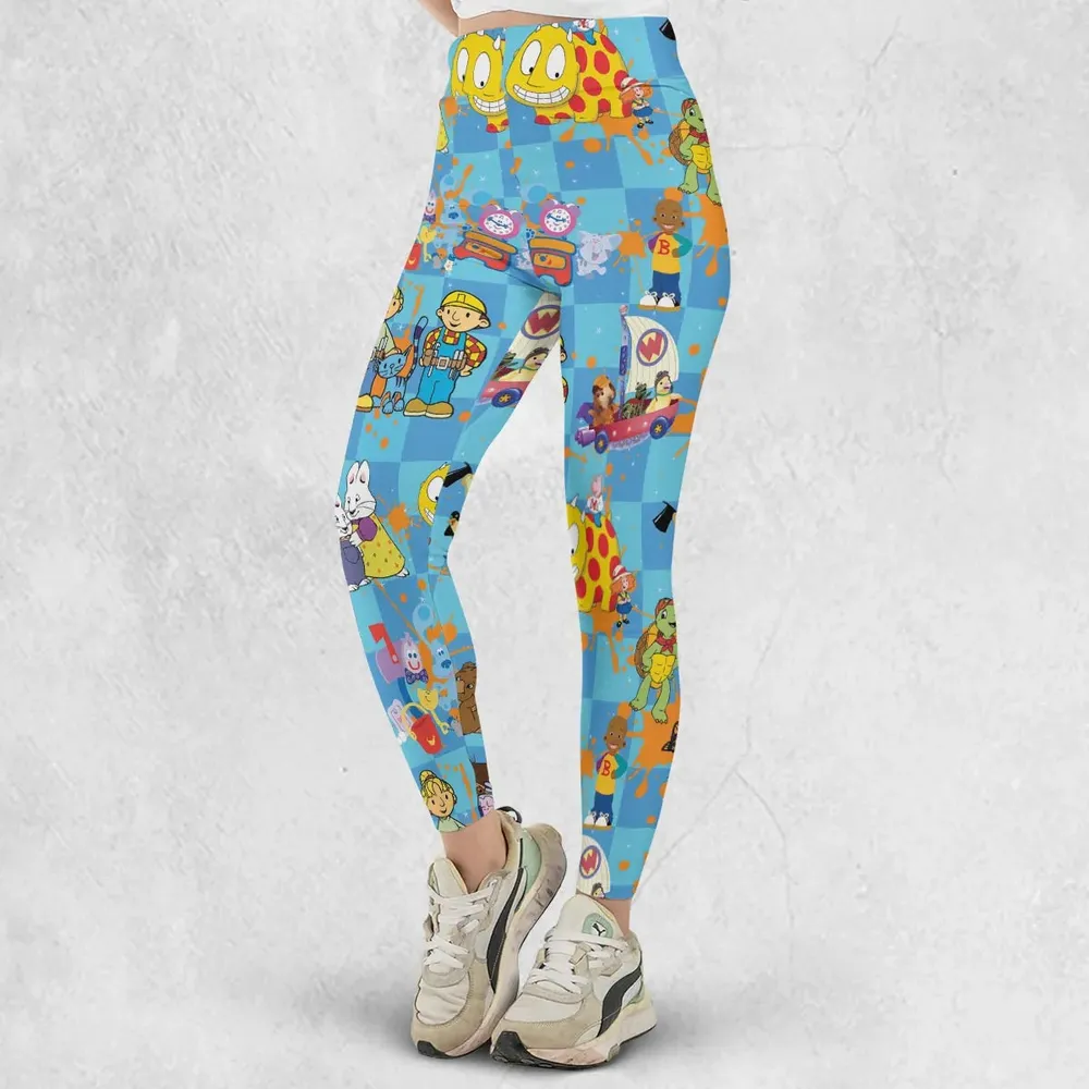 90s cartoon Nostalgic Legging - 2