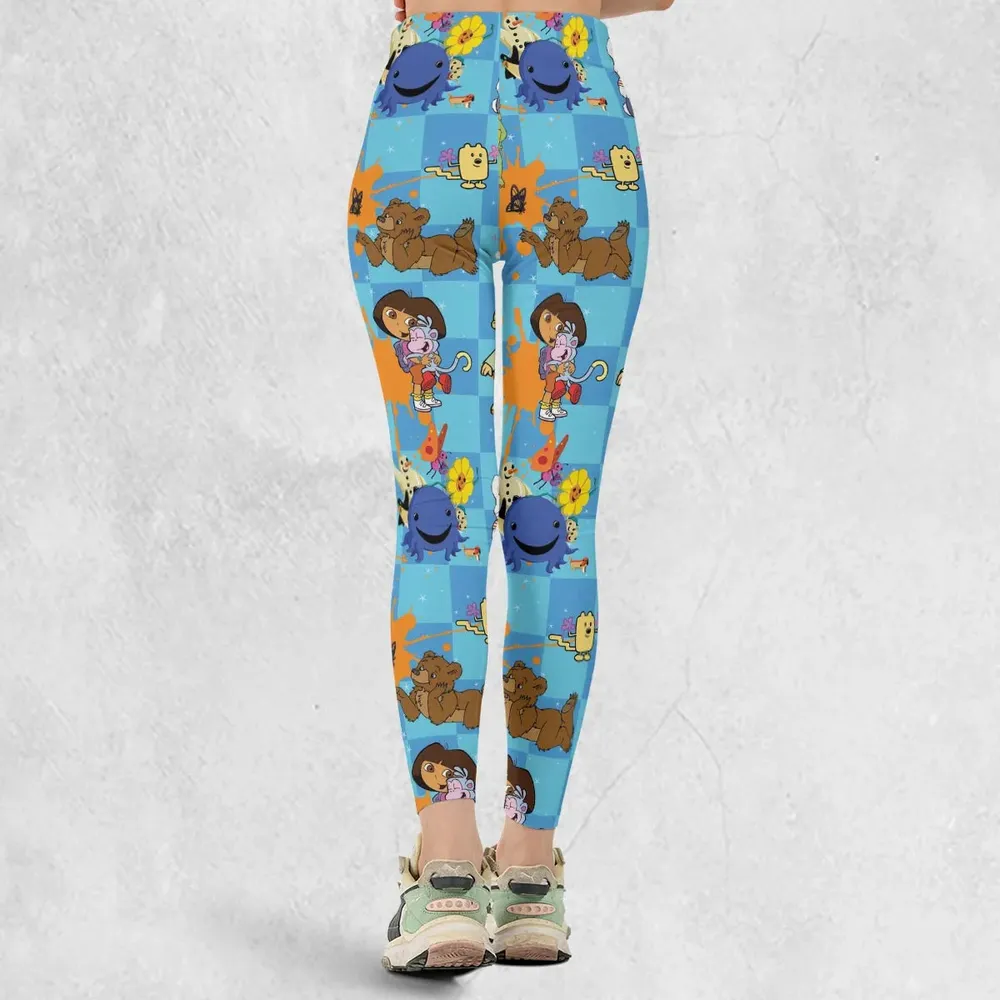 90s cartoon Nostalgic Legging - 3