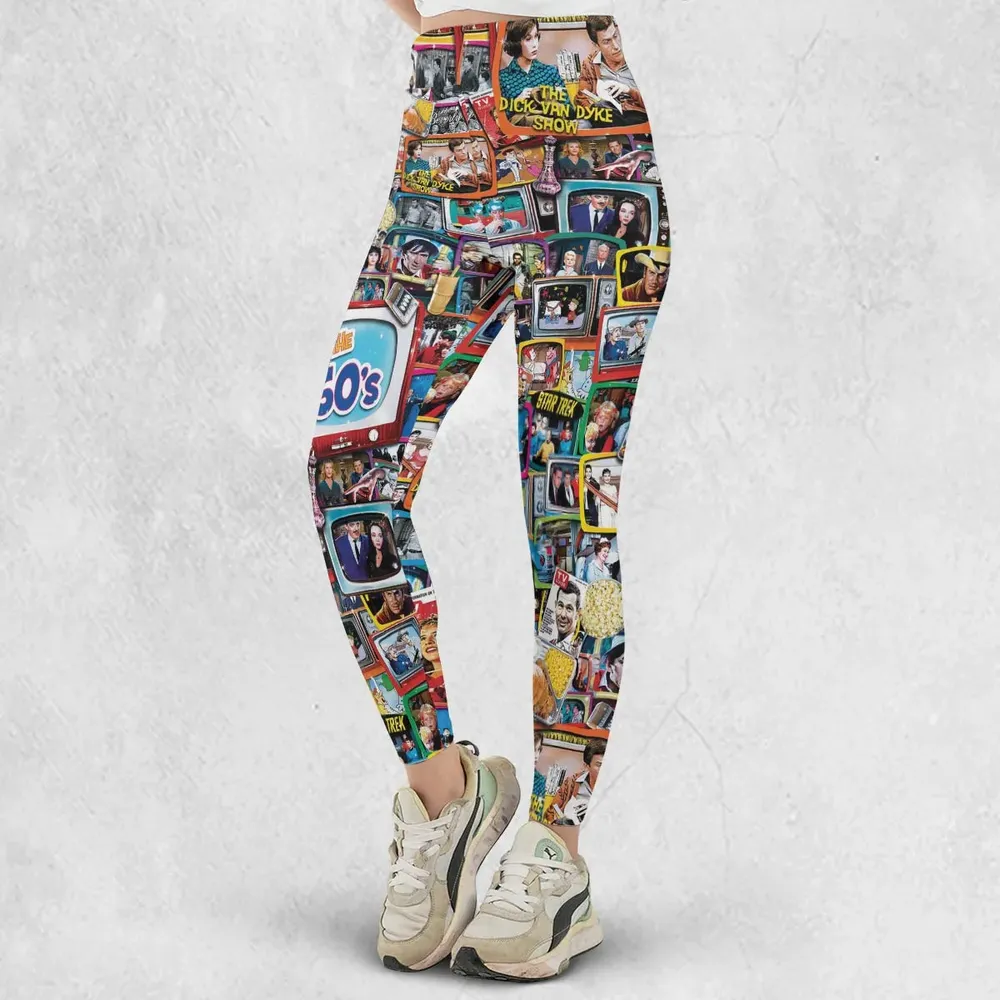 The 60s Classic TV Shows Legging - 2