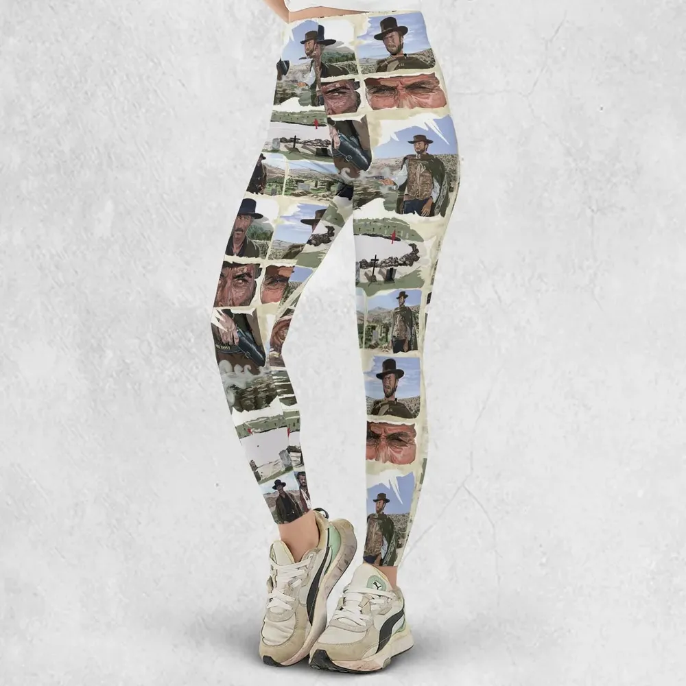 The Man With No Name The Good The Bad and The Ugly Legging - 2