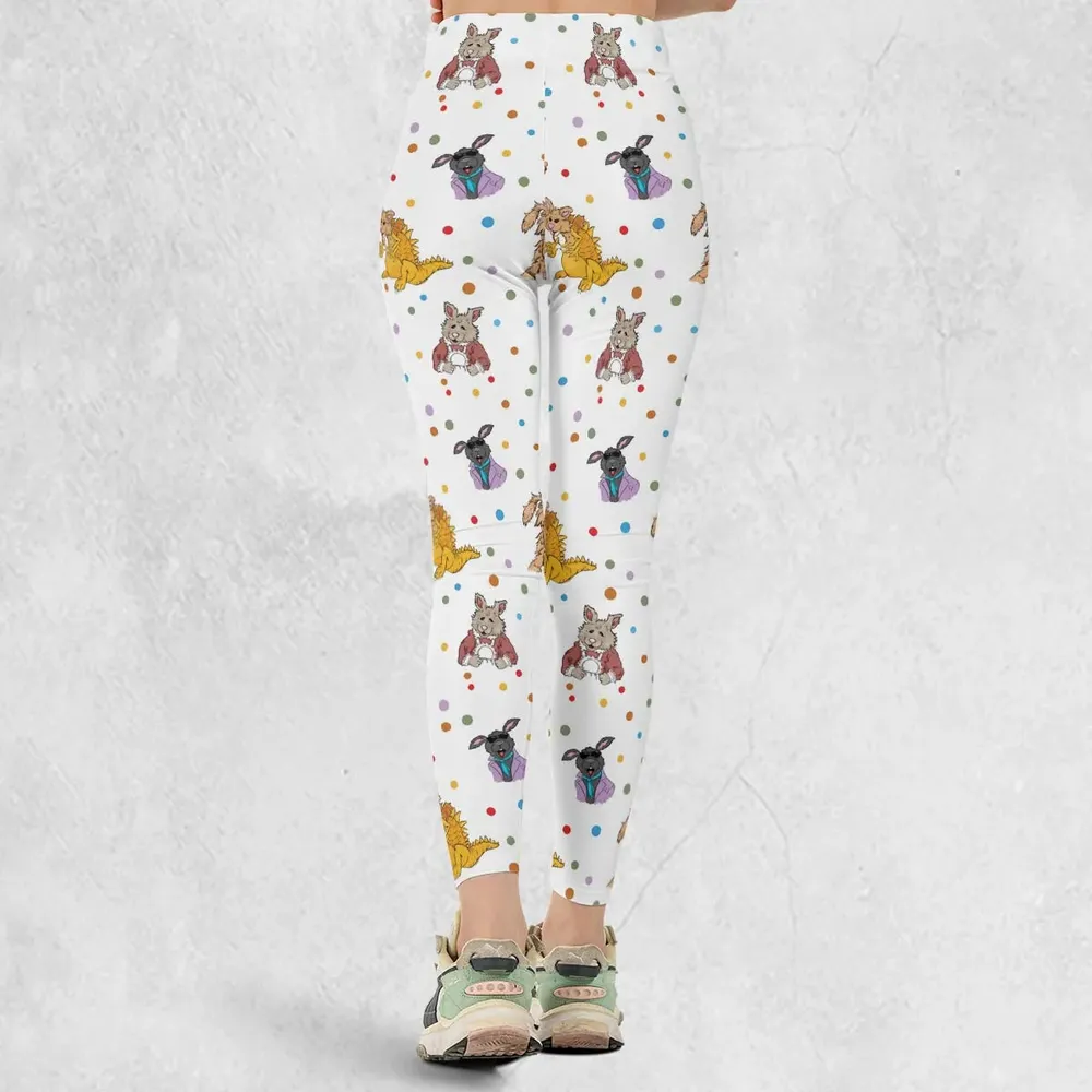 Tale of the Bunny Picnic Characters Legging - 3