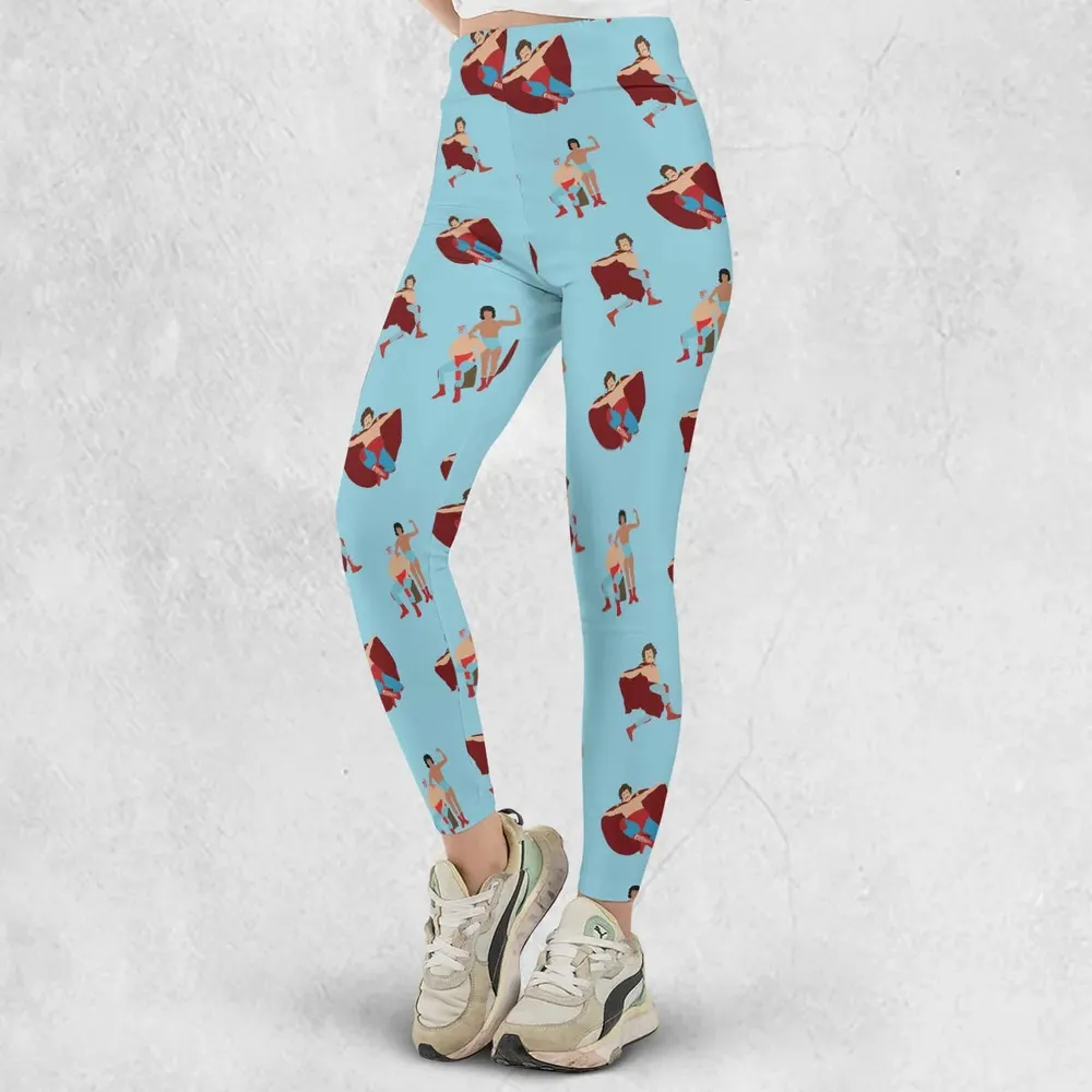 Wrestle Style Nacho Libre Legging - 2