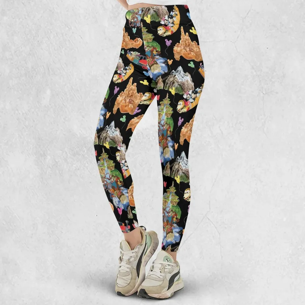Mountain Magic Kingdom Parks Legging - 2