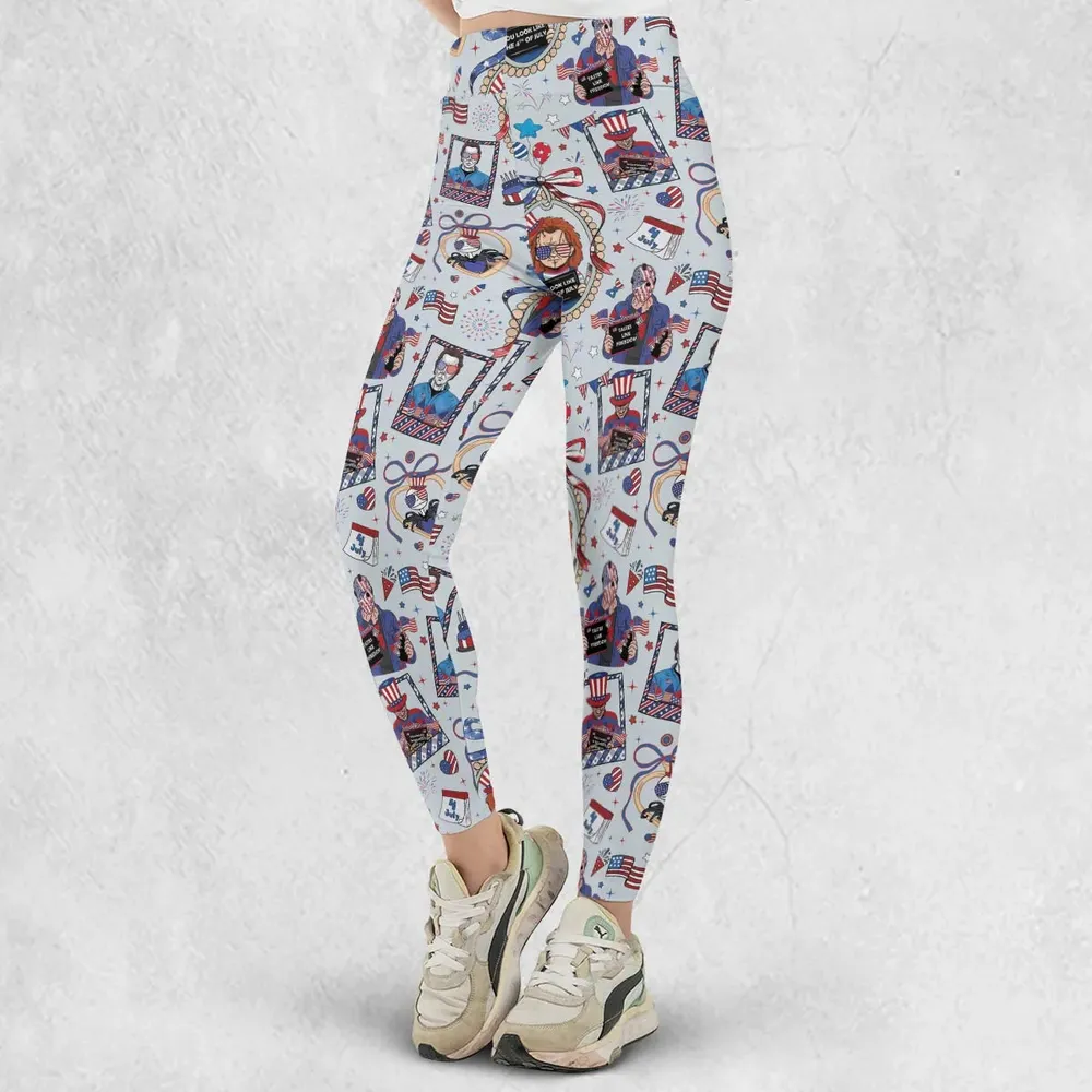 Patriotic Horror Legging - 2