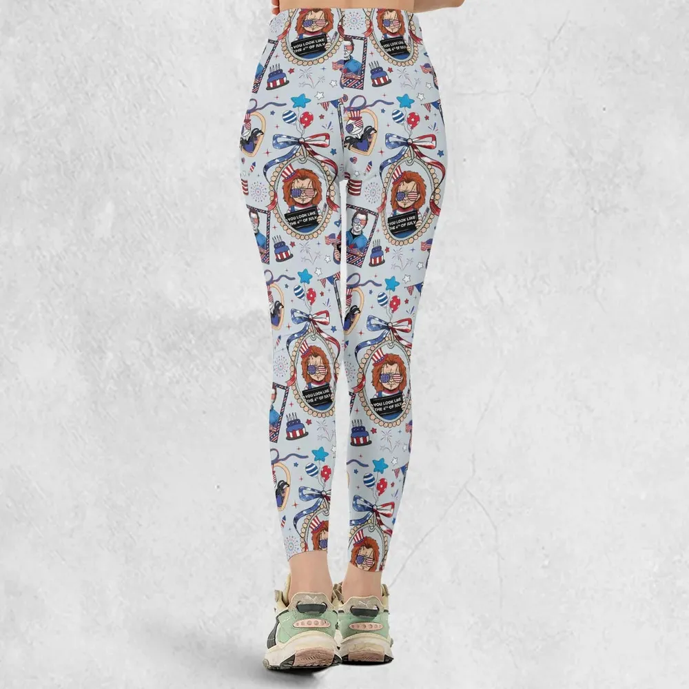 Patriotic Horror Legging - 3