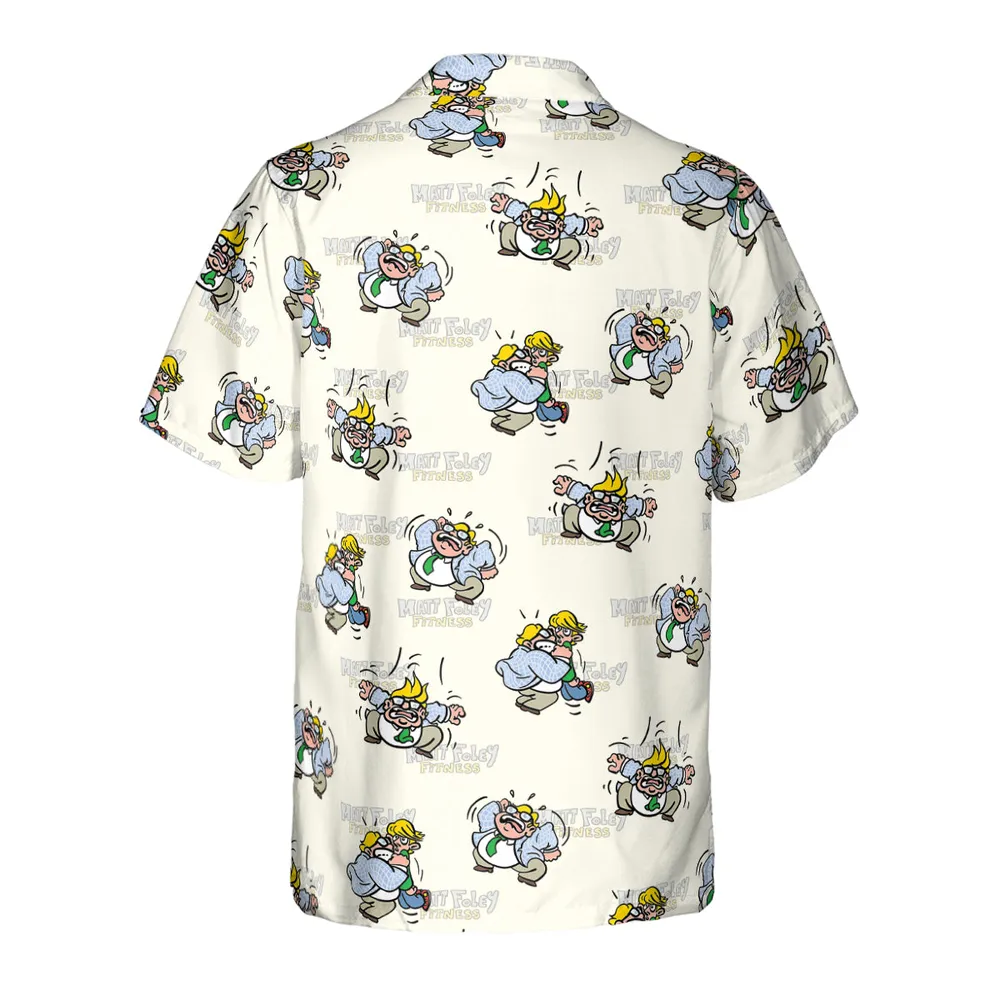 Matt Foley Fitness Exercises SNL Hawaiian Shirt - 3