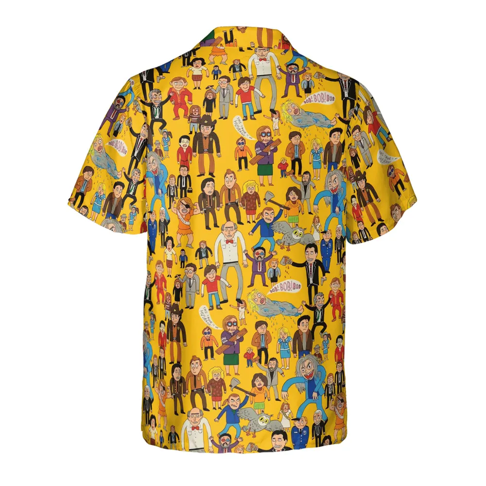 Lynch Vibes Twin Peaks Hawaiian Shirt - 3