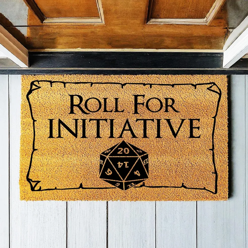 Roll For Initiative Doormat - 1