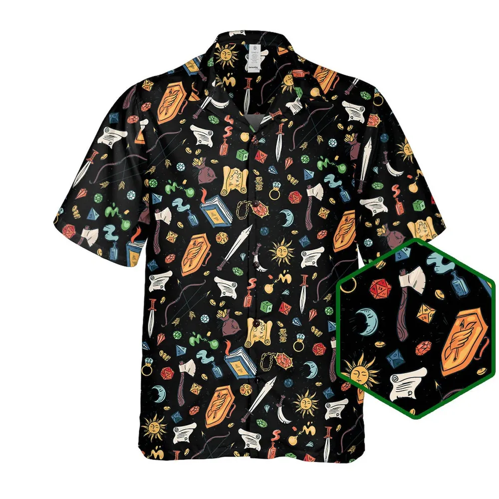 DnD Stuffs Hawaiian Shirt - 1
