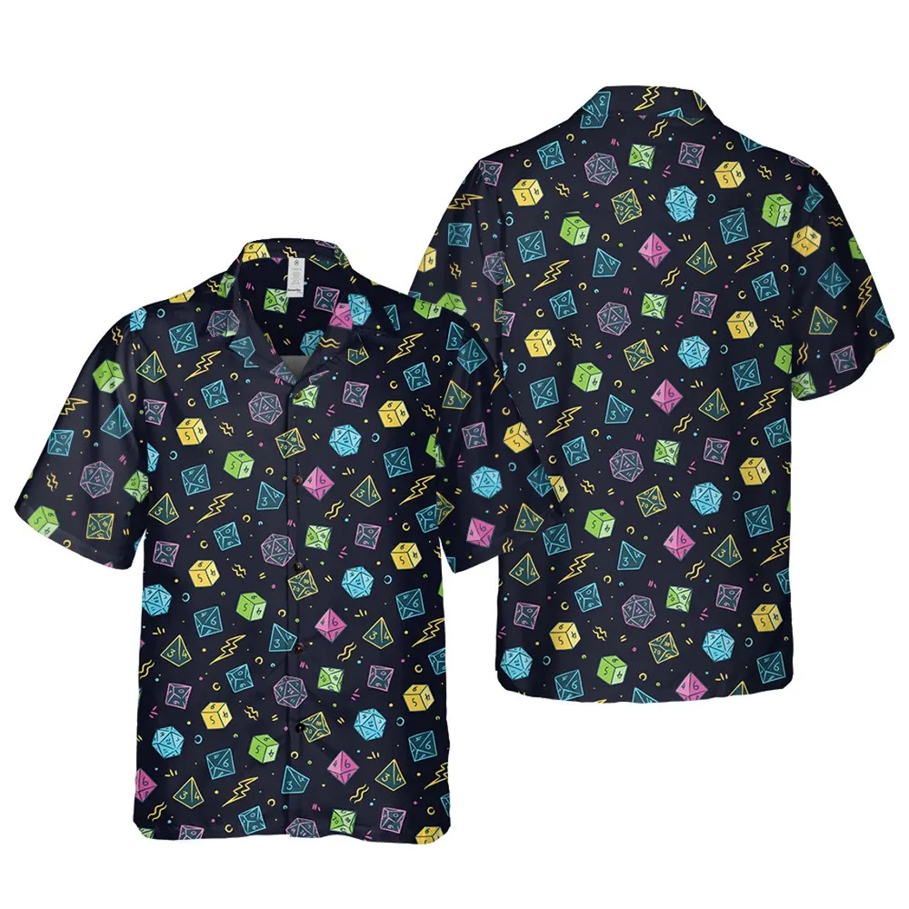 DnD Dice Set Hawaiian Shirt - 3