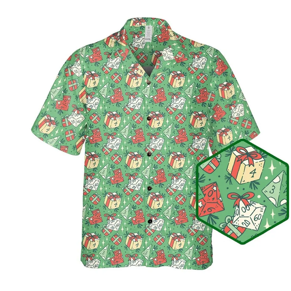 DnD Christmas Hawaiian Shirt - 1