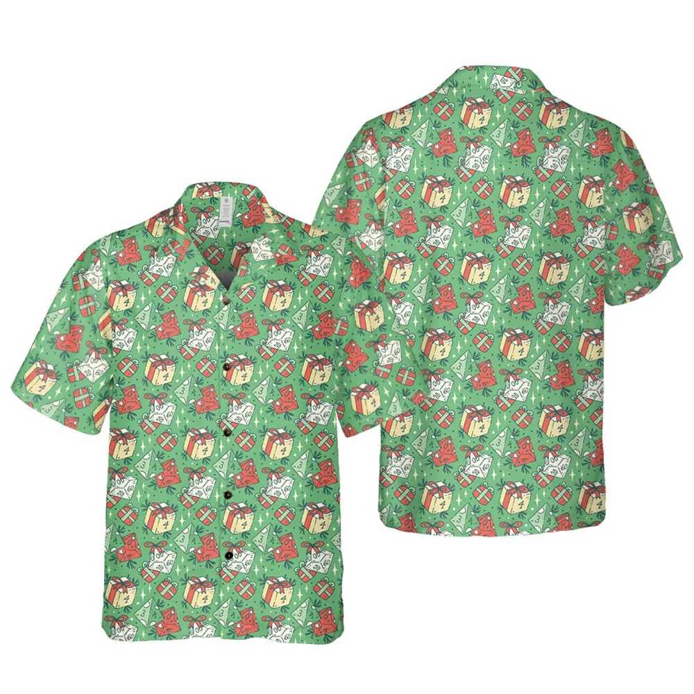DnD Christmas Hawaiian Shirt - 3