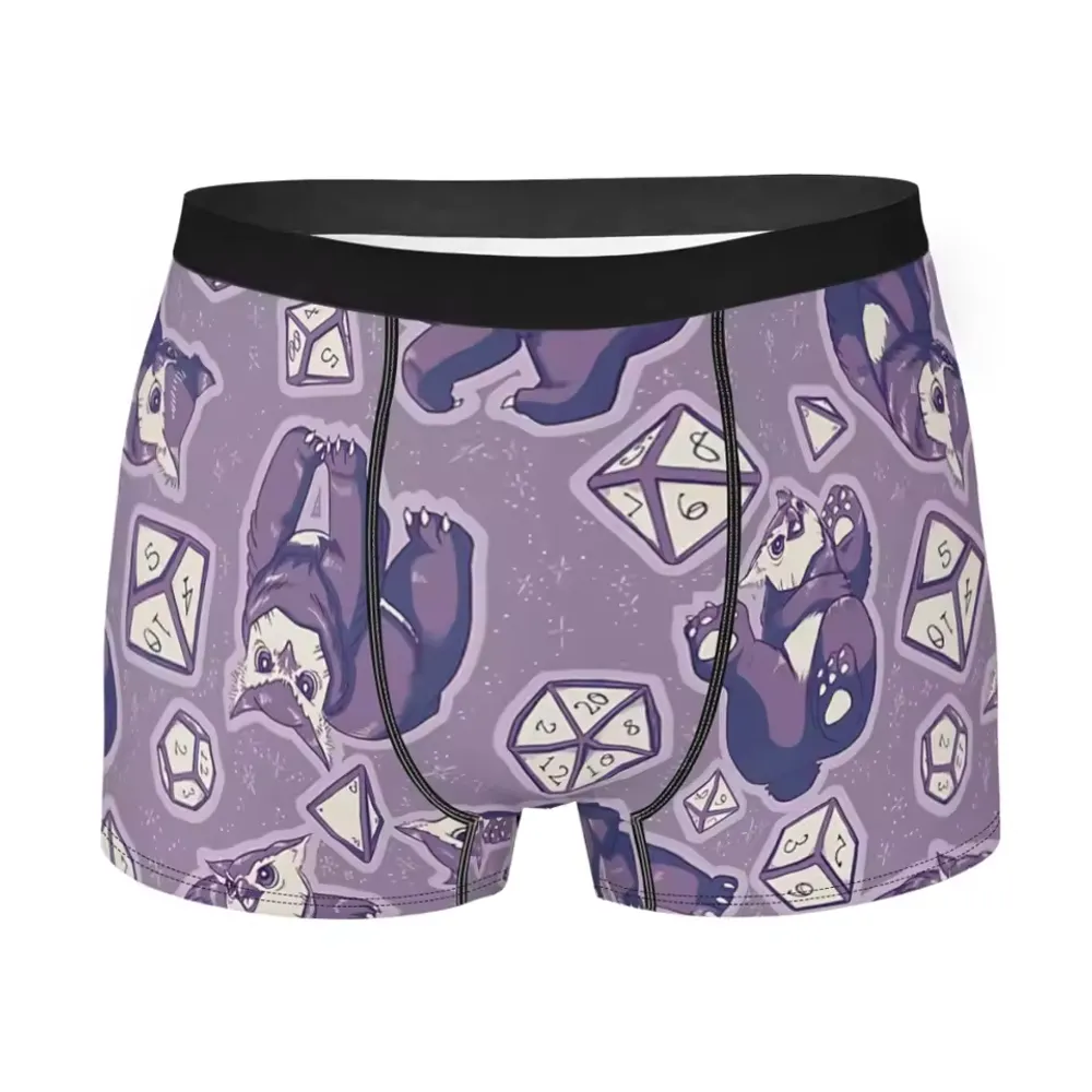 Purple Owlbear Underwear Men's Boxer Briefs - 2