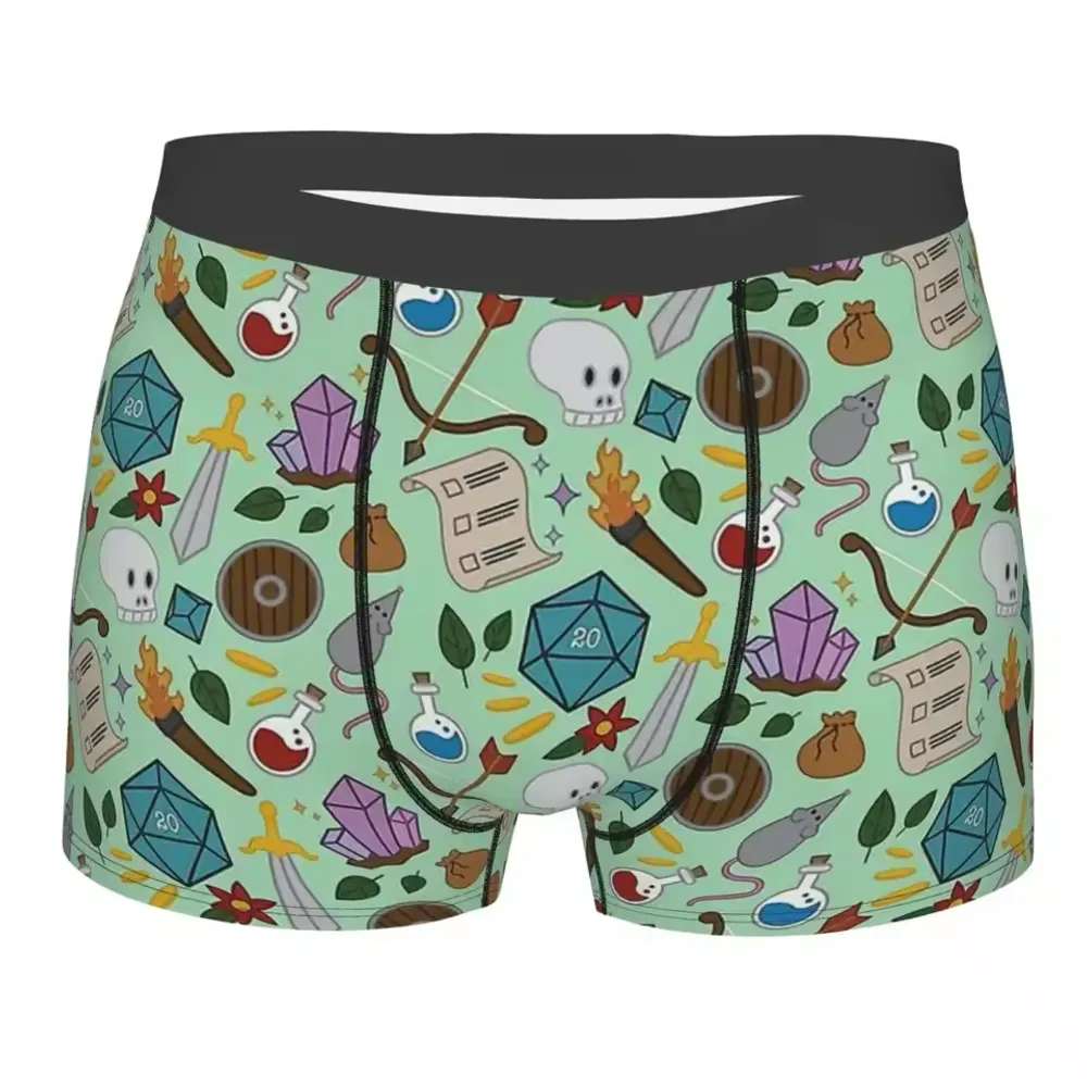 DnD RPG Pattern Underwear Men's Boxer Briefs - 2