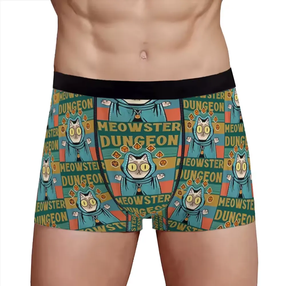 Dungeon Meowster Underwear Men's Boxer Briefs - 1