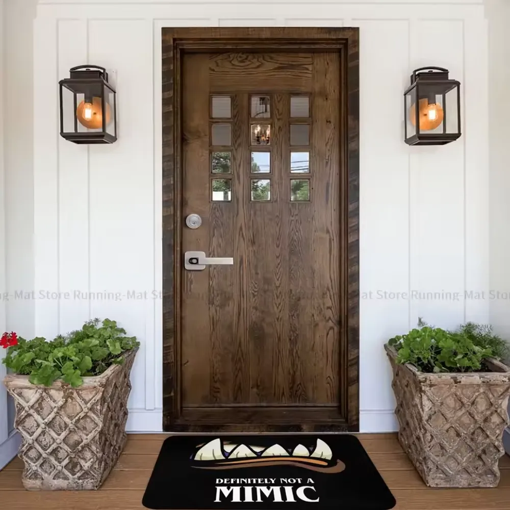 Definitely Not A Mimic Black Doormat - 2