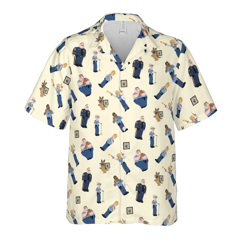 Cop Comedy Paradise Pd Hawaiian Shirt - 2