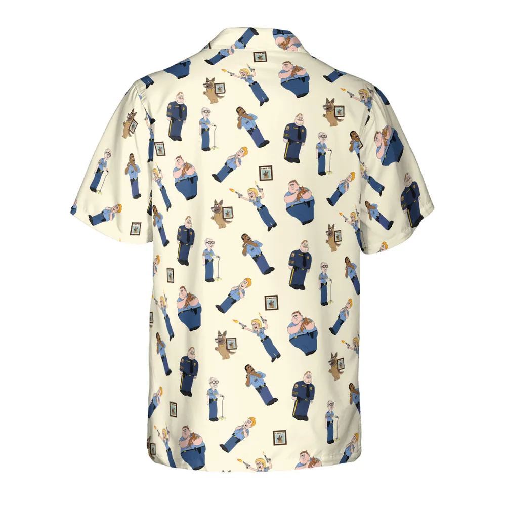 Cop Comedy Paradise Pd Hawaiian Shirt - 3