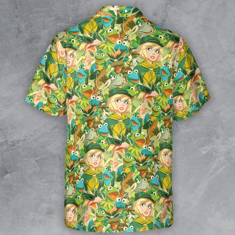 Frog Scouts Kermit The Frog Button Down Shirt - 3