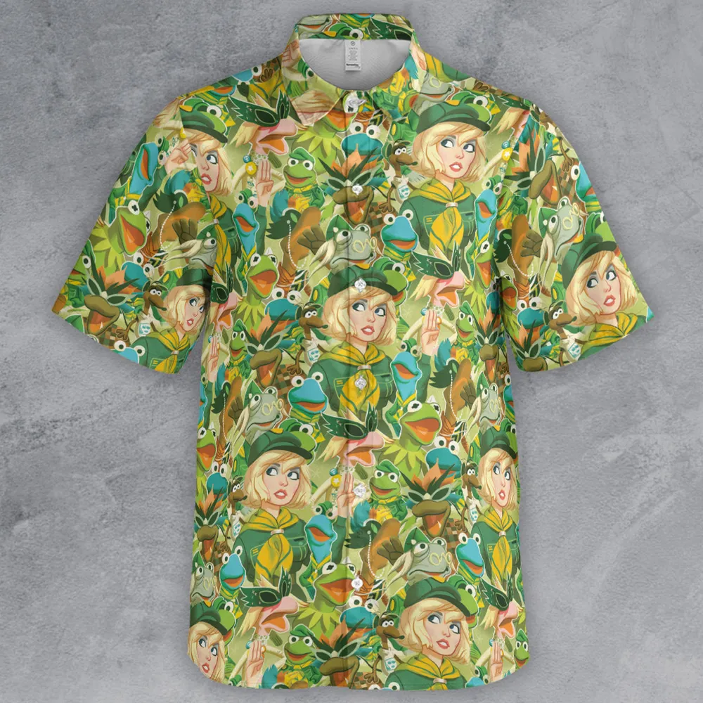 Frog Scouts Kermit The Frog Button Down Shirt - 2