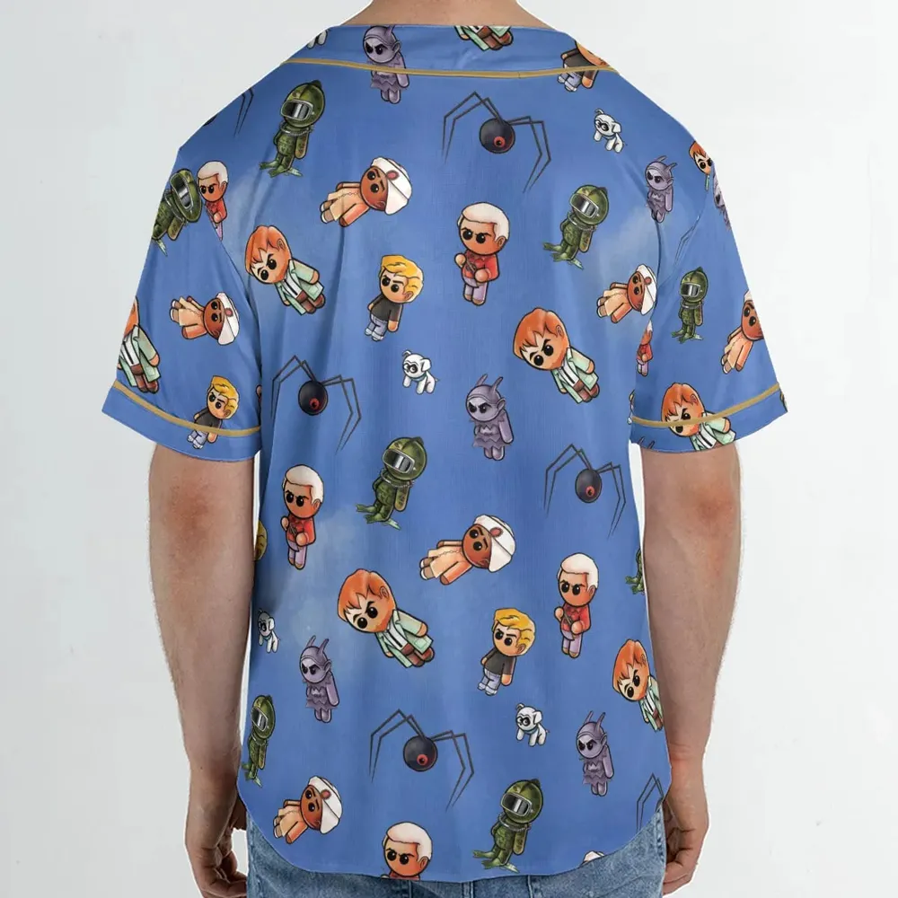 Johnny Quest Pooterbellies Unisex Baseball Jersey - 2