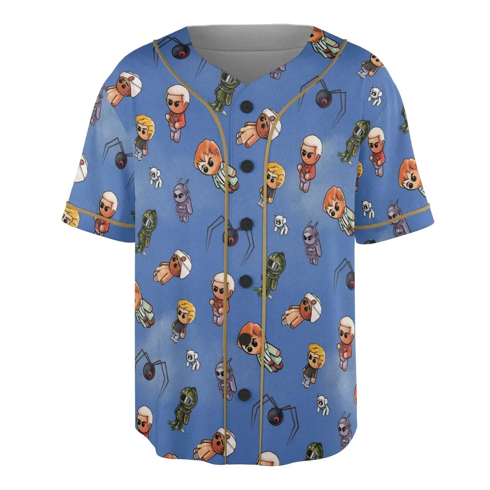 Johnny Quest Pooterbellies Unisex Baseball Jersey - 3