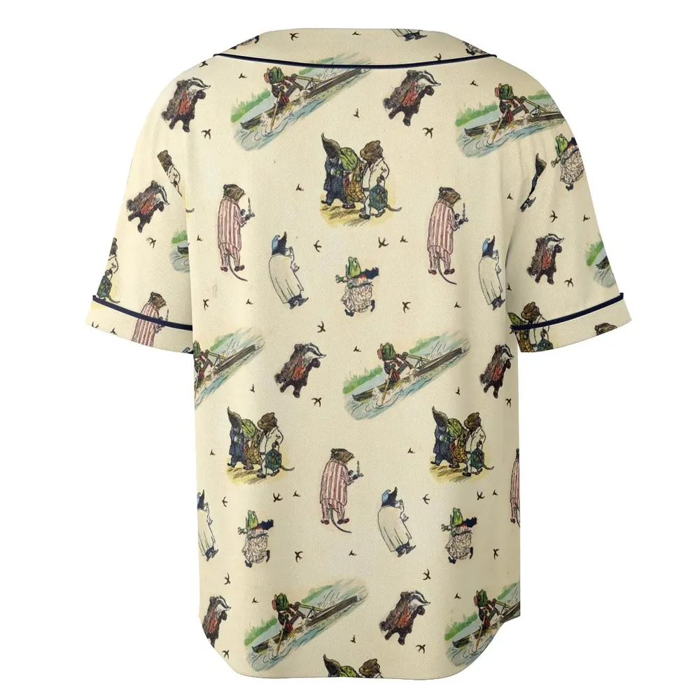 The Wind In The Willows Unisex Baseball Jersey - 4