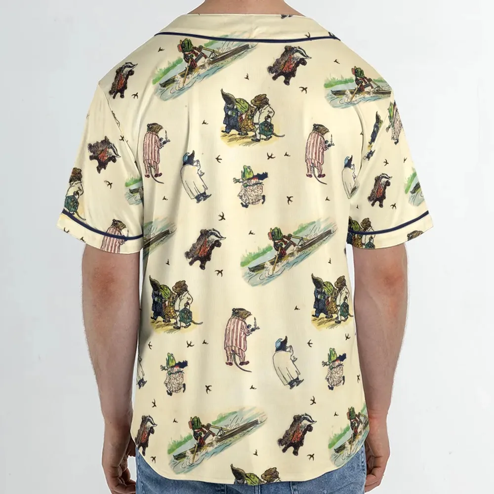 The Wind In The Willows Unisex Baseball Jersey - 2