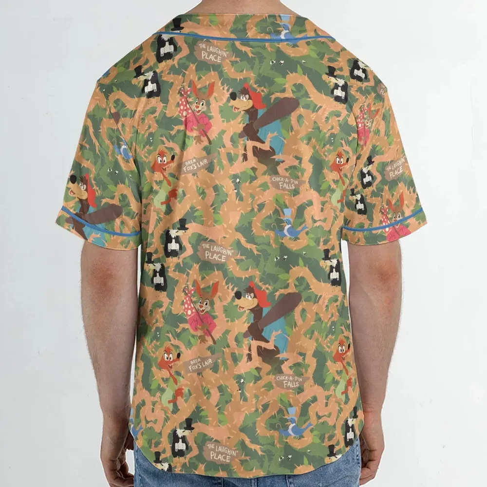Flowing Down Splash Mountain Unisex Baseball Jersey - 2
