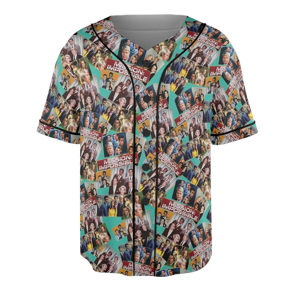 Spy Life Mission Impossible Unisex Baseball Jersey - 3