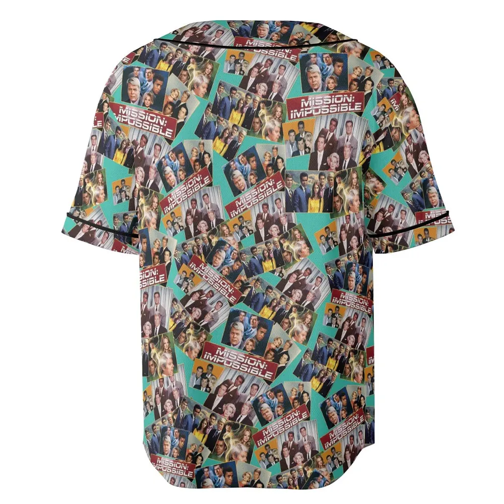 Spy Life Mission Impossible Unisex Baseball Jersey - 4