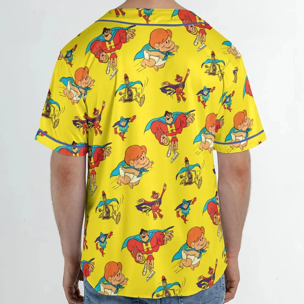 The Mighty Heroes Characters Unisex Baseball Jersey - 2