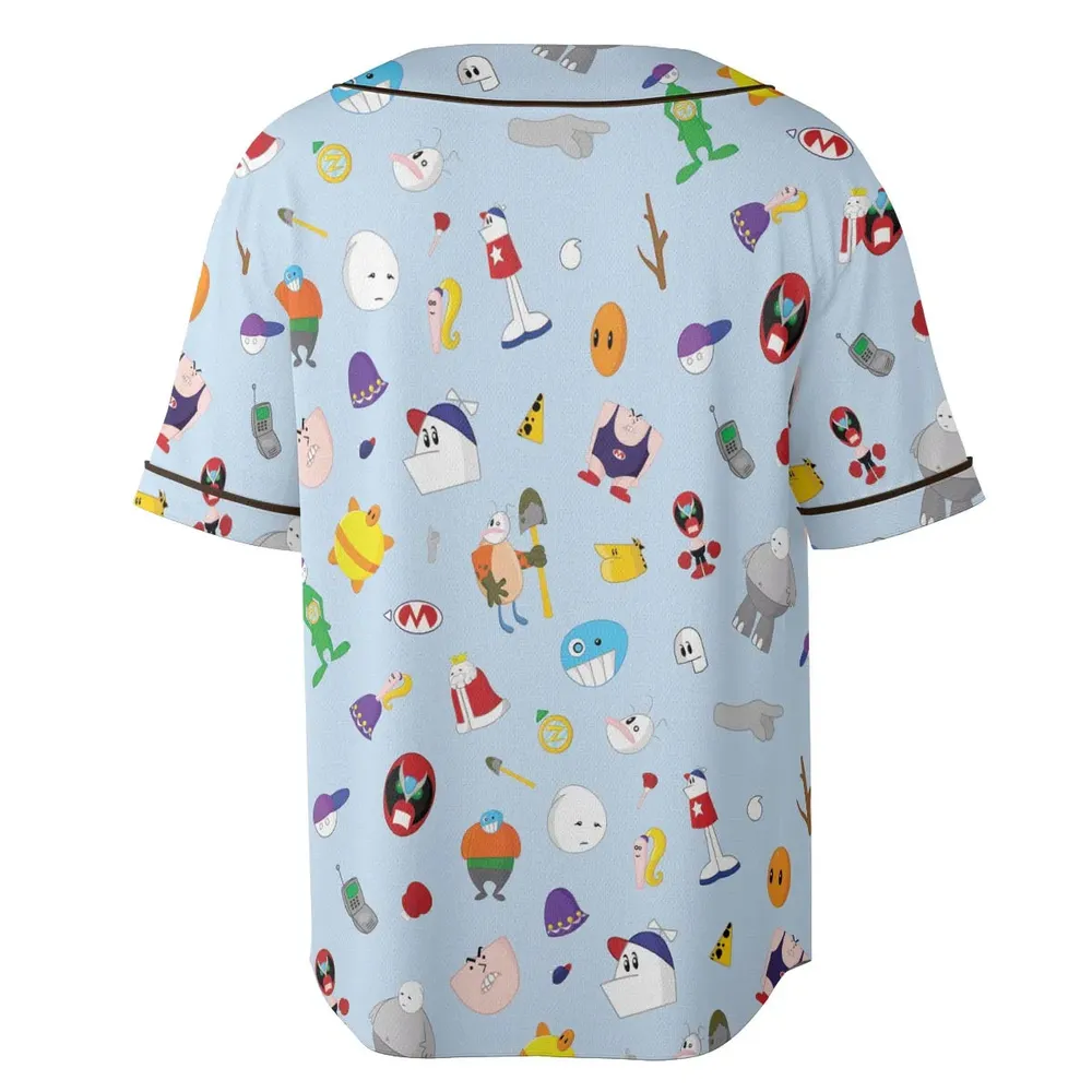 Homestar Runner Main Cast Unisex Baseball Jersey - 4