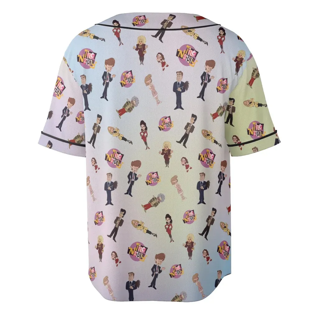 The Nanny Animated Characters Unisex Baseball Jersey - 4