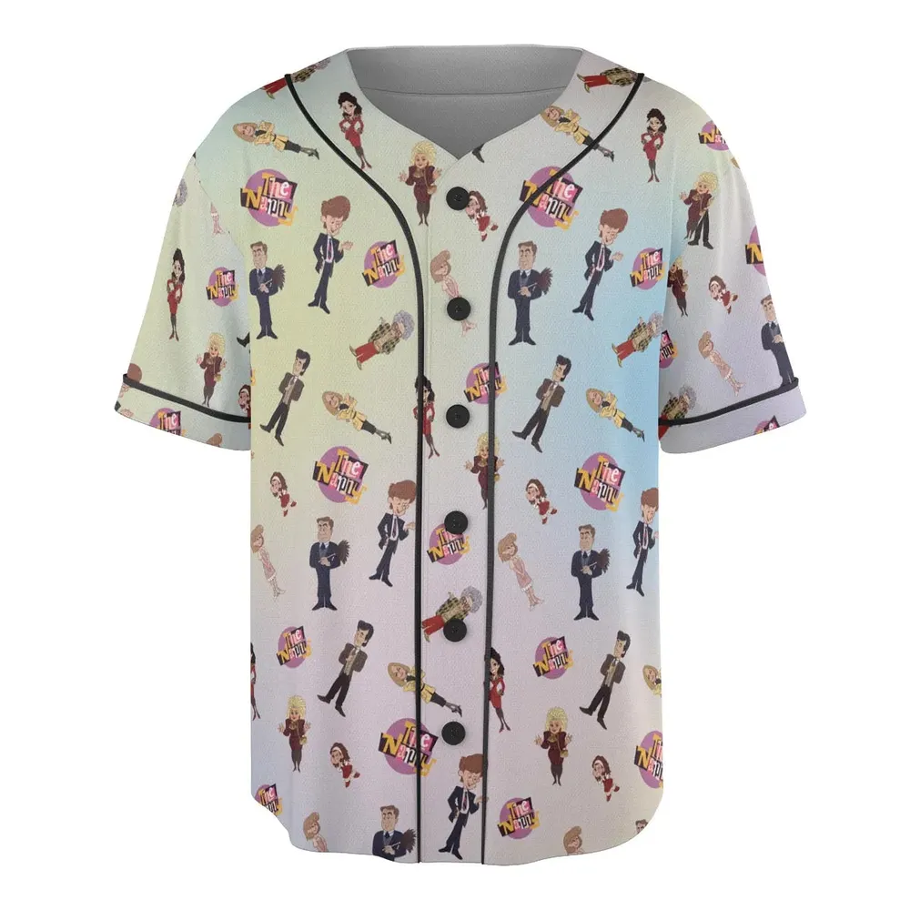 The Nanny Animated Characters Unisex Baseball Jersey - 3