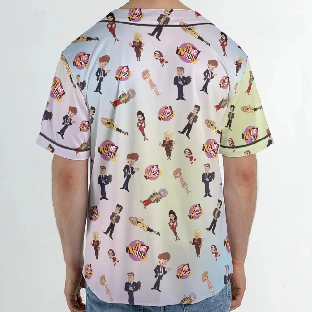 The Nanny Animated Characters Unisex Baseball Jersey - 2