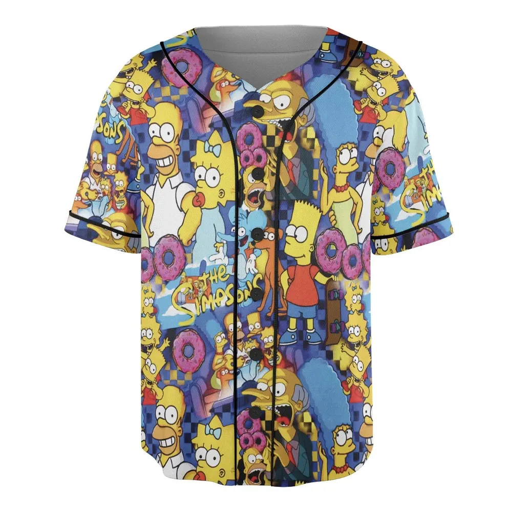 Springfield Swag The Simpsons Unisex Baseball Jersey - 3