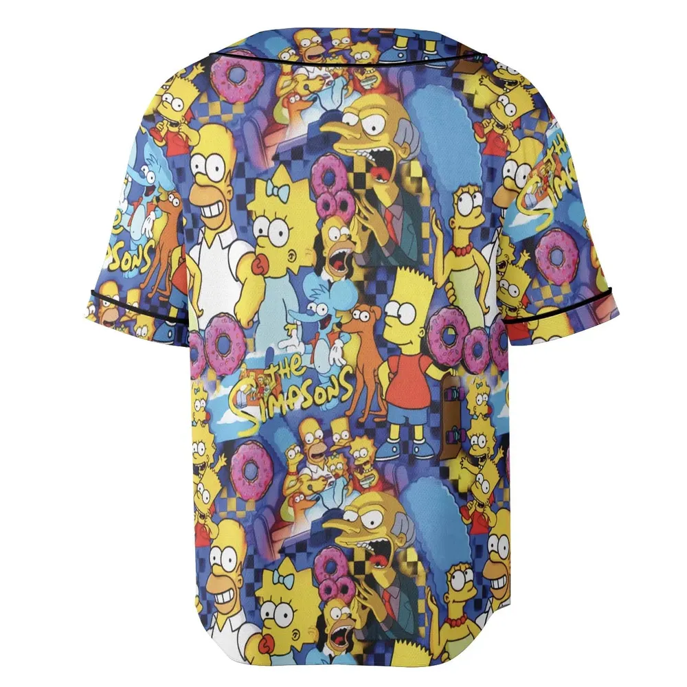 Springfield Swag The Simpsons Unisex Baseball Jersey - 4