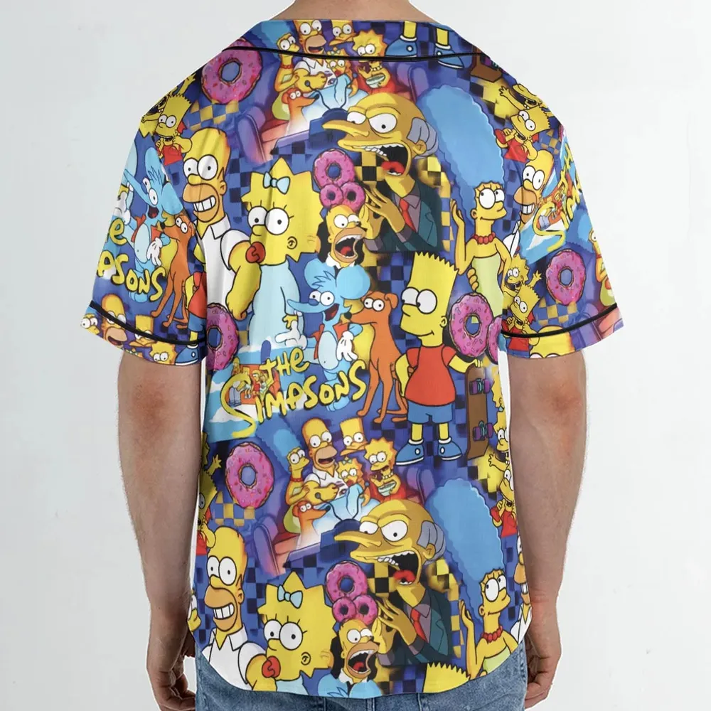 Springfield Swag The Simpsons Unisex Baseball Jersey - 2