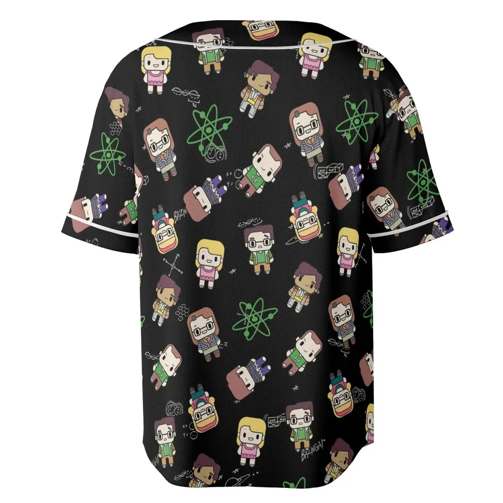 Geeky Bazinga The Big Bang Theory Unisex Baseball Jersey - 4