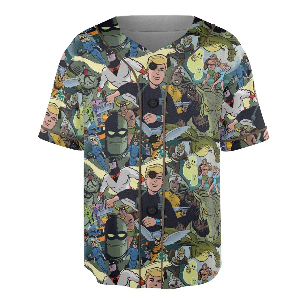 Future Quest Assemble Unisex Baseball Jersey - 3